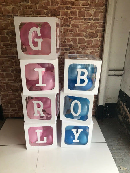 Birthday Display Cubes