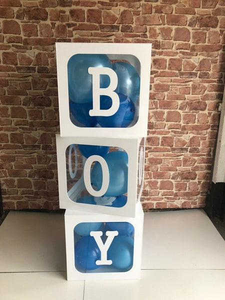 Birthday Display Cubes
