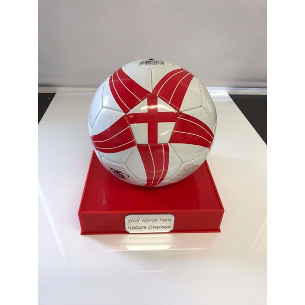 Display Case Football personalised