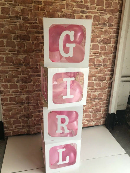 Birthday Display Cubes