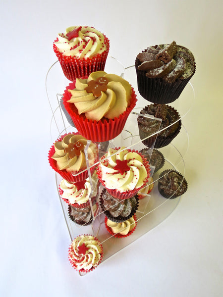 Cake stand 5 tier Heart cupcake Birthday & Celebration.
