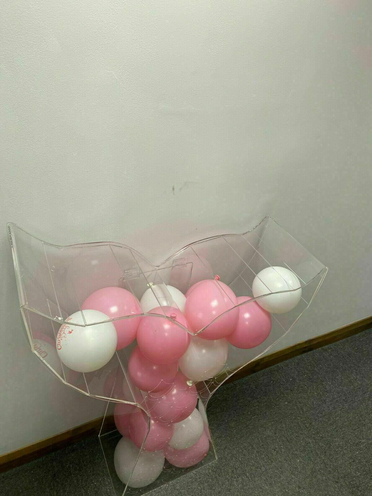 Mermaid Tail for Balloons Clear Acrylic Fillable