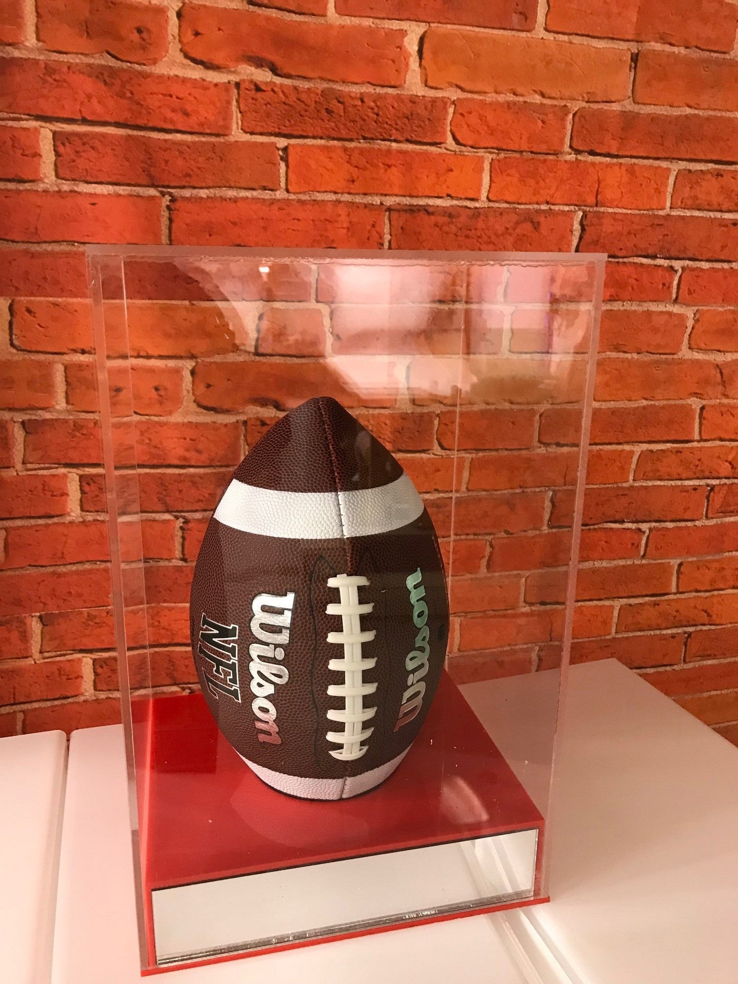 NFL Football Display Case
