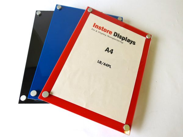 Poster Holder Quality 2 piece wall mount food hygiene diploma, award, certificate, holder.