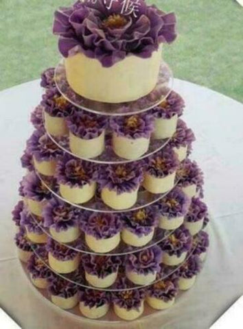 7 Tier Round Cake Stand Display