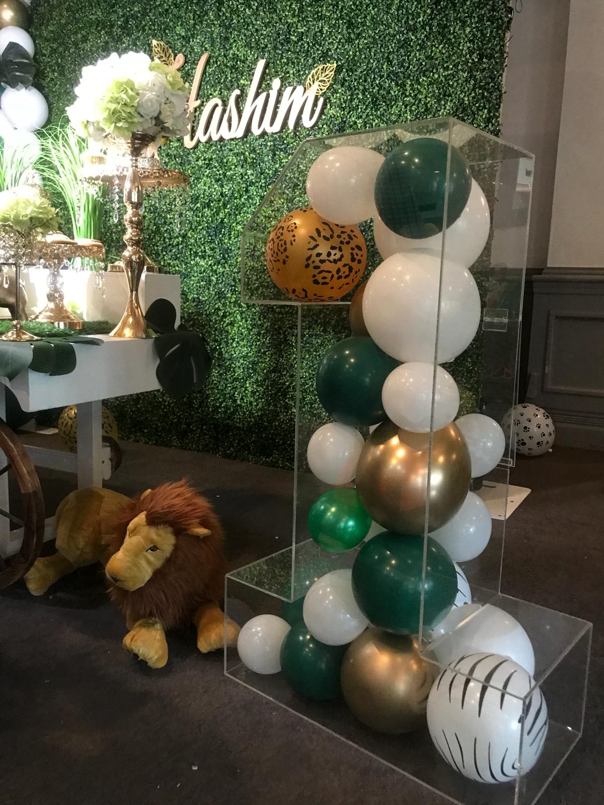 Balloon Decoration Display Clear Acrylic Perspex Number  for Birthdays etc.