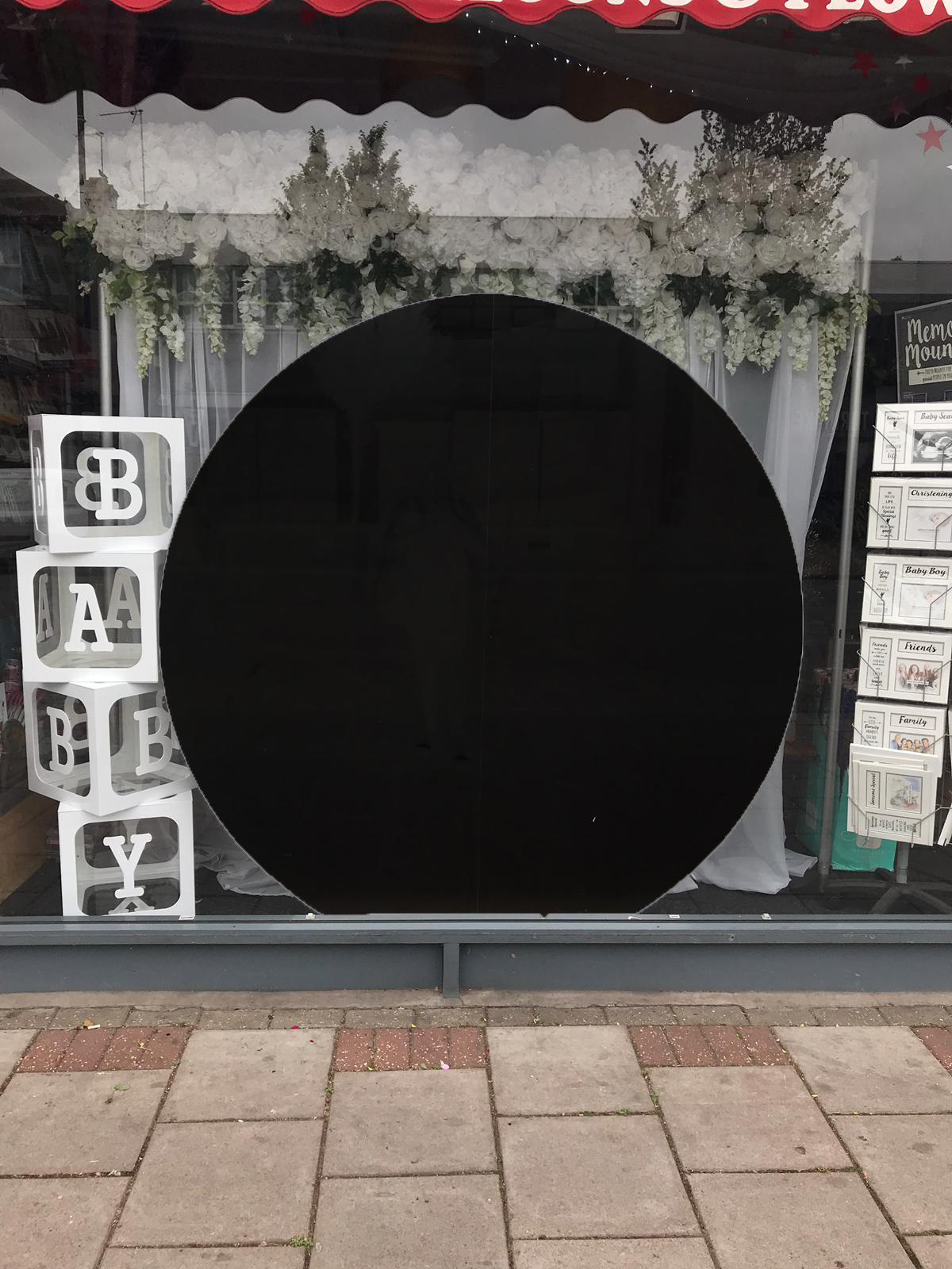 Backdrop Circular Display wedding special occasions Events backdrop