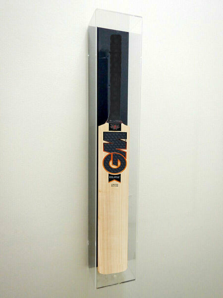 Cricket Bat Display Case with Personalised Etching Plaque