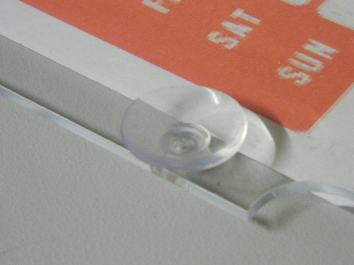 Poster holder with suction cups for window display A4, A3 & A2 Pack of 3