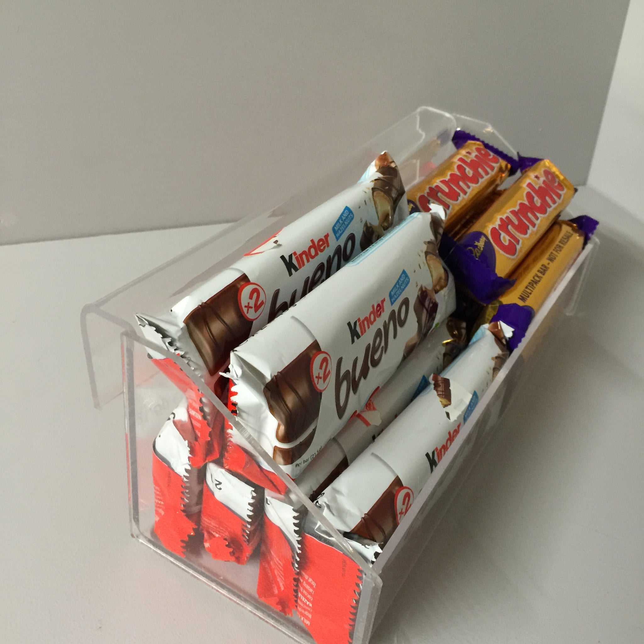 Confectionery, Chocolate bar ,Crisps, Condiment etc. hook over/parasite unit ( impulse buys)