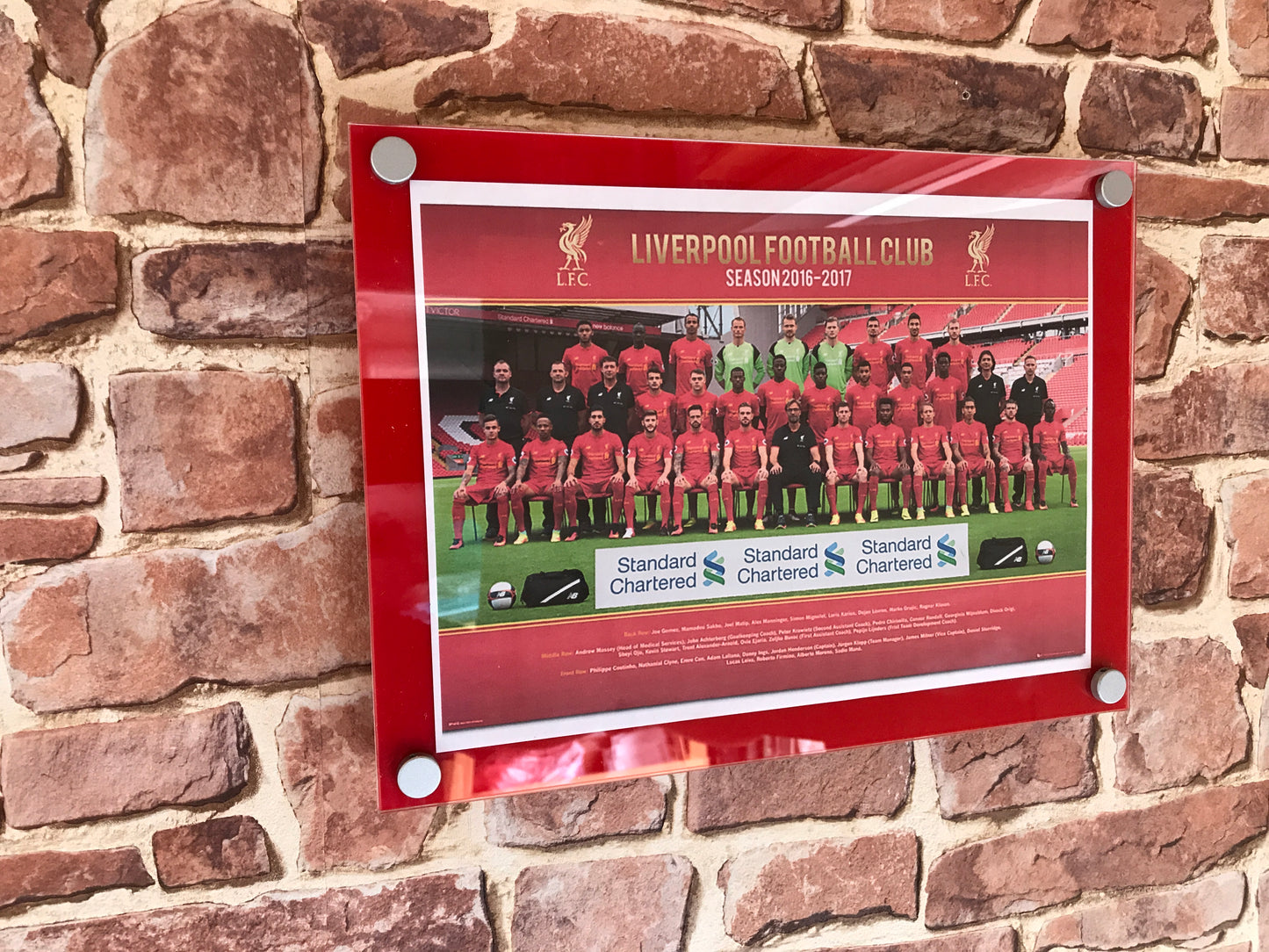 Poster Holder Quality 2 piece wall mount memorabilia holder.