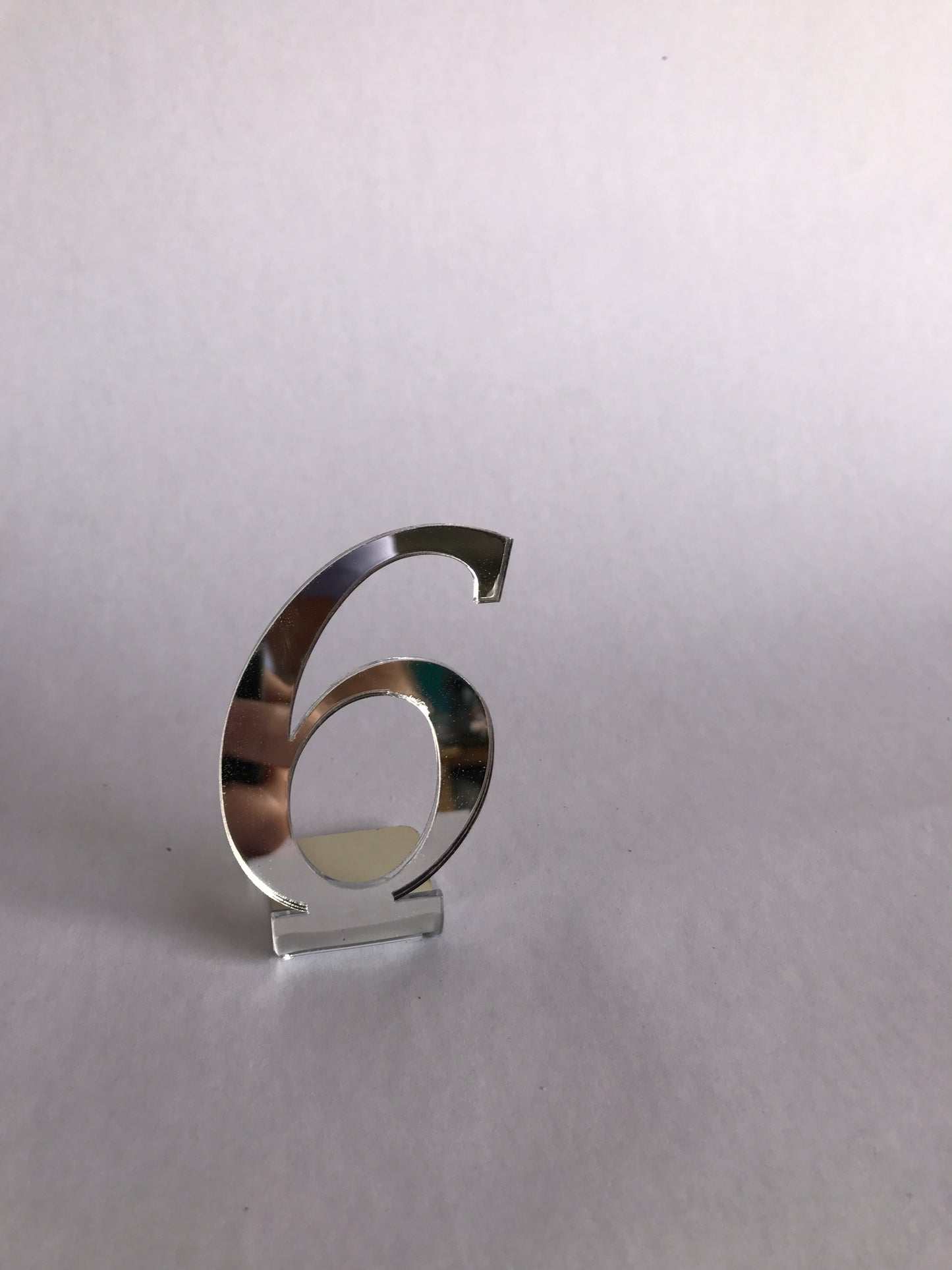 Wedding table Numbers Catering Mirror table numbers pack of 10 and choice of gold or silver