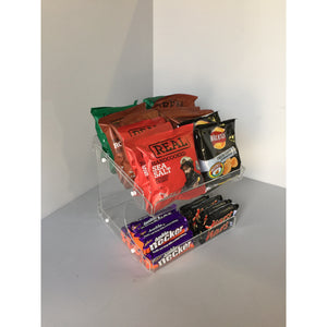 Confectionery, Chocolate bar , Crisps, Condiment etc. 2 Tier Counter Display