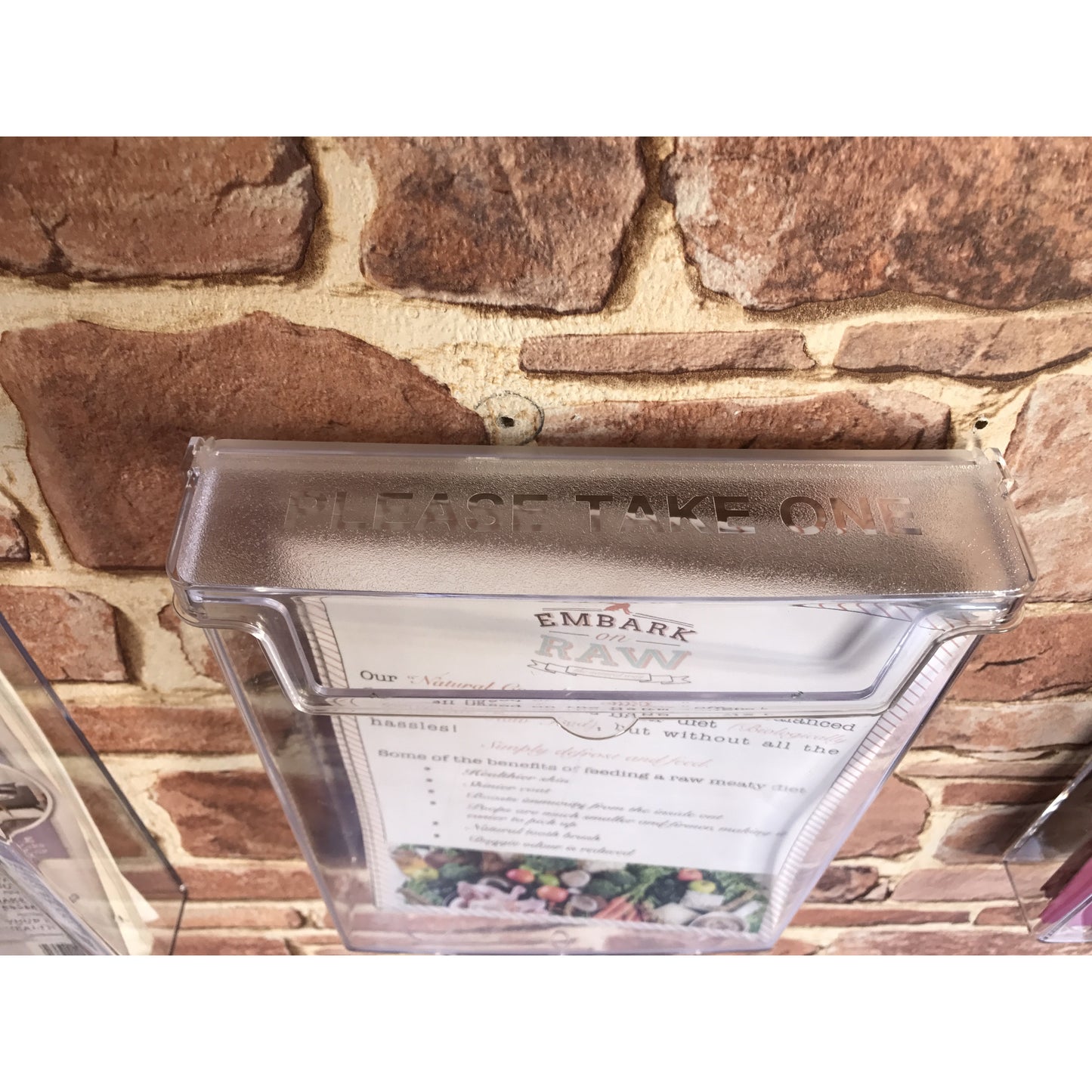Leaflet holders exterior wall mounted displays A5