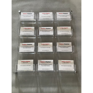 Business card holders wall mounted 12 pockets
