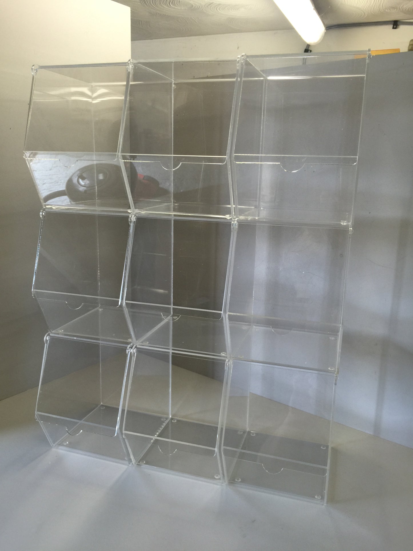 Pick and Mix / Storage Clear Display Bins 4 Sizes and Choice of 4,6,9,12 Pack