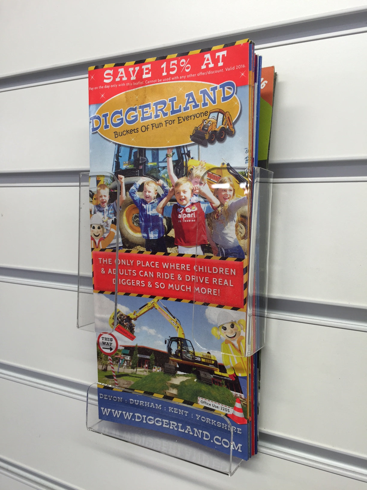 Slatwall Leaflet holder A4, A5,3rd A4