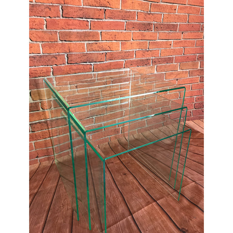 Tables Nest of 3 Tables Glass look acrylic/perspex