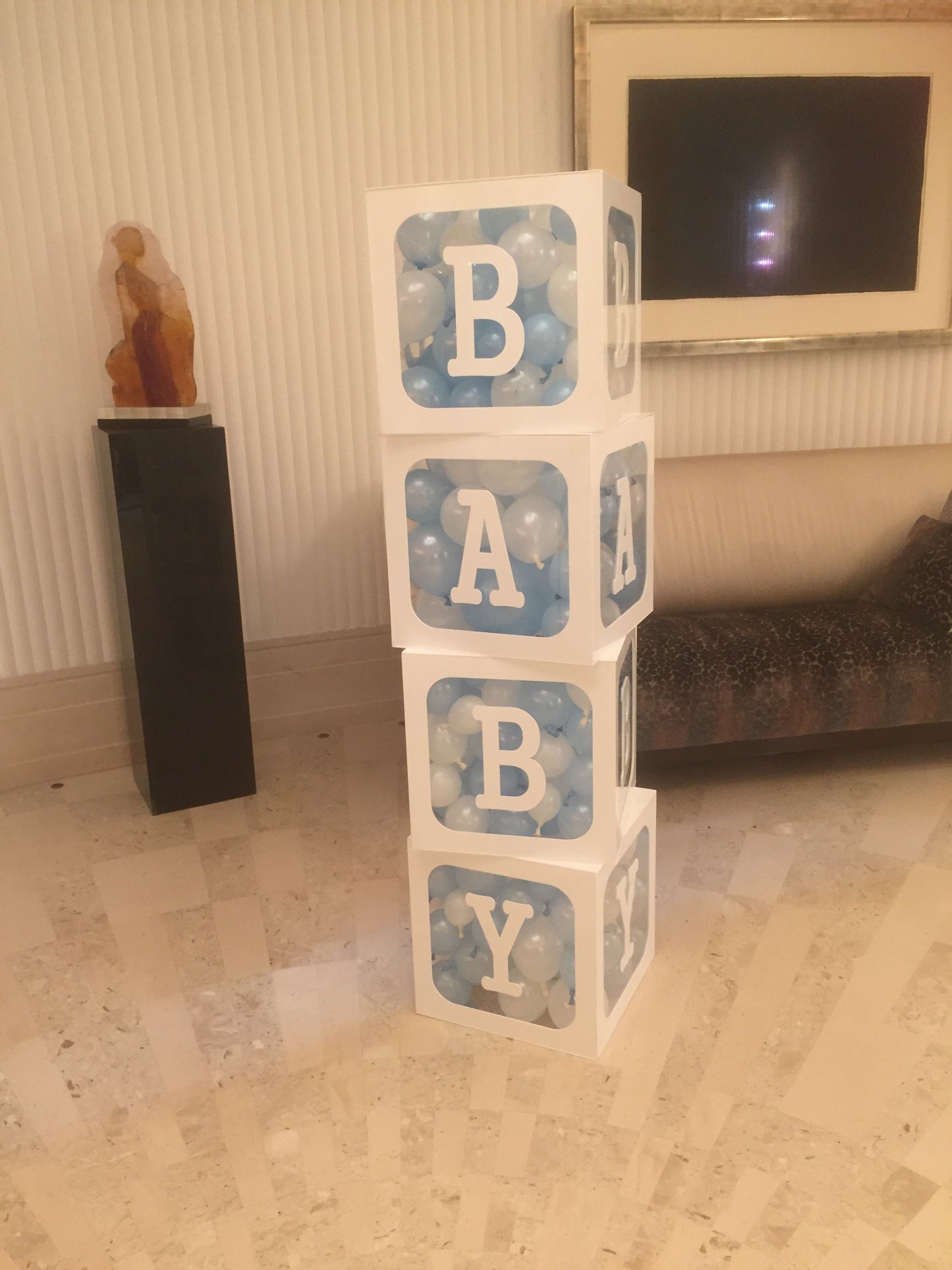 Birthday Display Cubes