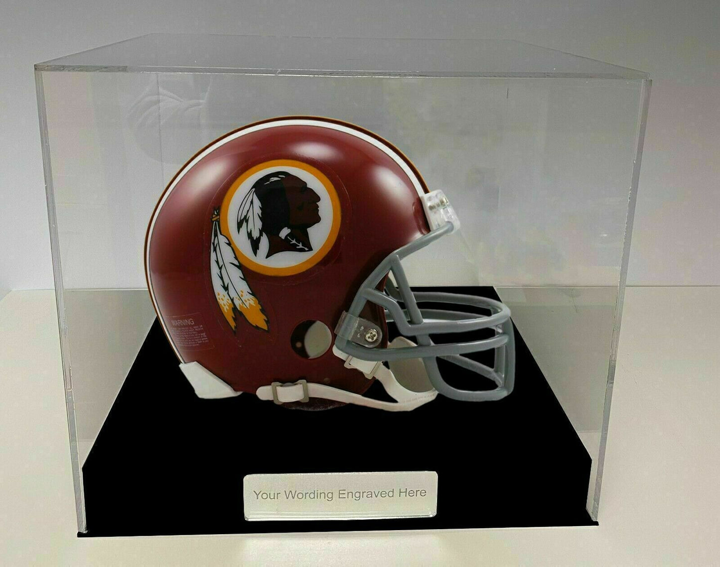 NFL, American Acrylic Display Case for a Signed/Autographed Personalised Plaque