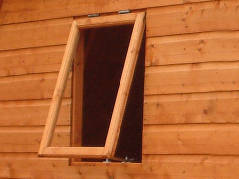 Garden Shed Windows strong 3mm thick Perspex.