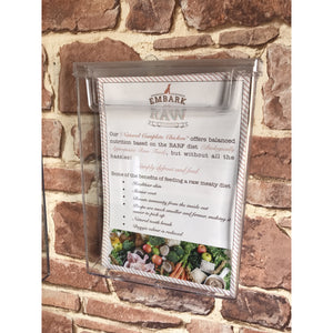 Leaflet holders exterior wall mounted displays A5