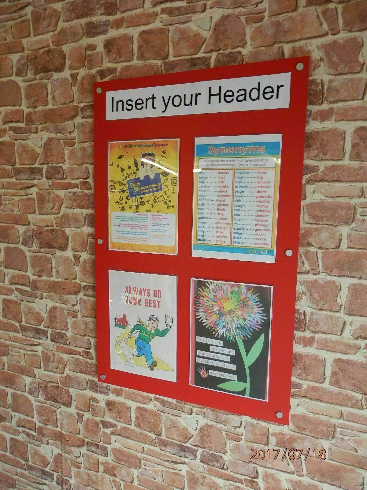 Reception Information Boards