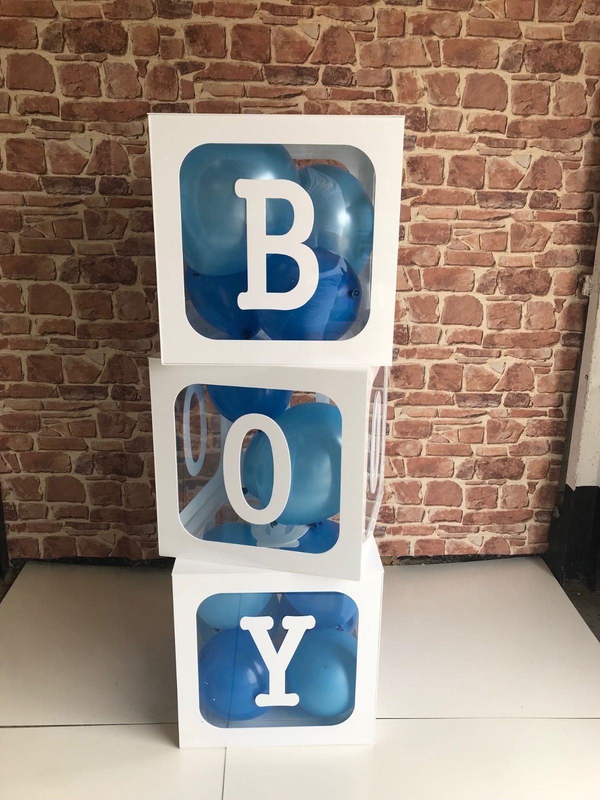 Balloon Display Cube for Boys