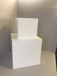Display Cubes Black or White